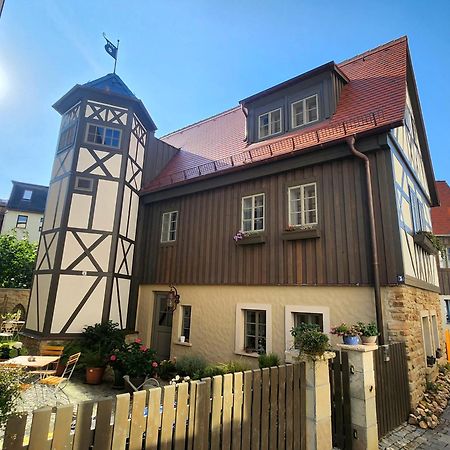 Aussergewoehnliches, Historisches, Spaetgotisches Wohnhaus Von 1519, Gries 5 Gera Eksteriør billede