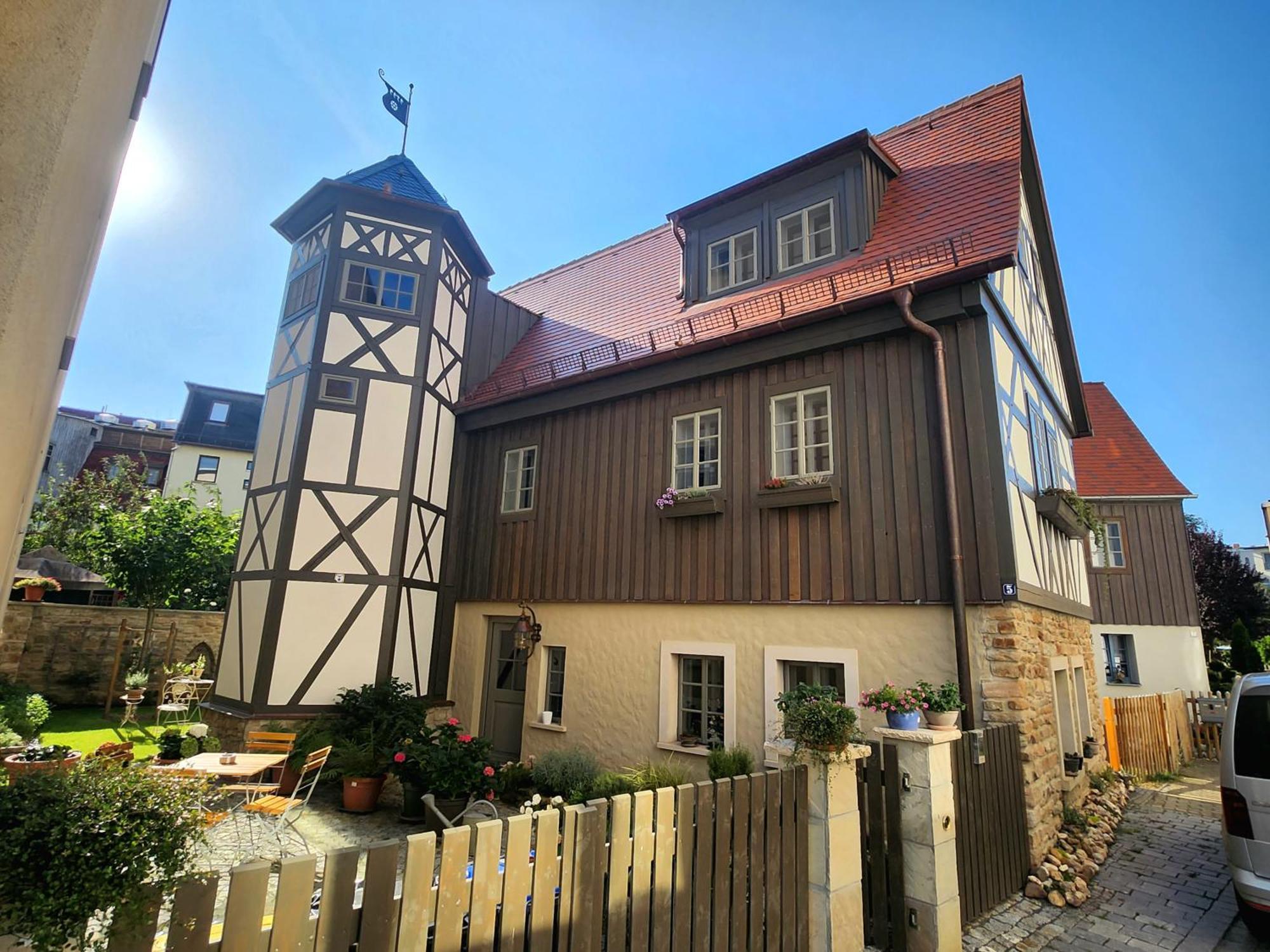 Aussergewoehnliches, Historisches, Spaetgotisches Wohnhaus Von 1519, Gries 5 Gera Eksteriør billede